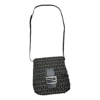 Fendi Pre-owned Cross Body Bags, female, Black, Size: ONE SIZE Pre-owned Cross Body Bag