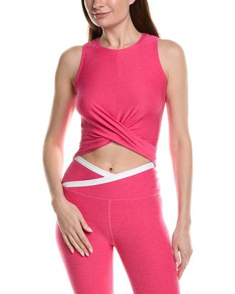 Beyond Yoga Featherweight Center Stage Cropped Tank