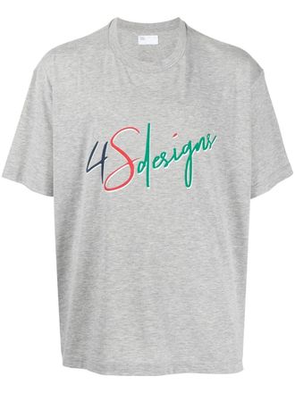4sdesigns T-shirt con stampa - Grigio