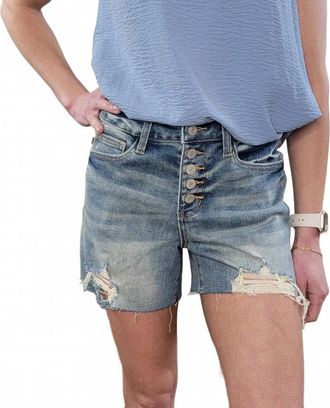 Judy Blue Kira Vintage Shorts In Medium Wash