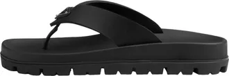 Prada (WMNS) PRADA SS26 Rubber Thong Sandals Black 1Y420N-3LKK-F0002