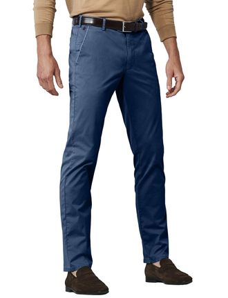 Meyer katoenen broek Meyer New York blauw