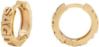 Made by Mary Zodiac Sign Hoop Earrings in Gold at Nordstrom