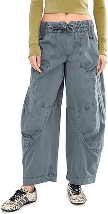 Free People Onset Parachute Pants Womens Clothing Steel : MD (Womens 8-10), Cotton