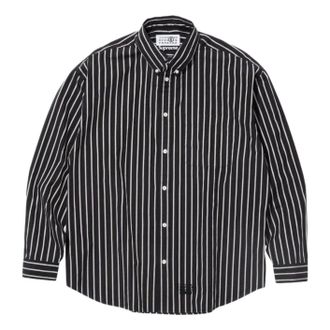 SUPREME x MM6 Maison Margiela Stripe Shirt Black SUP-SS26-109-BLK