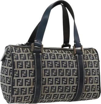 Fendi Pre-owned Vintage Handtas - Dames - Vintage Handtas - Blauw - ONE Size - Leer - Vintage