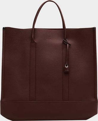 Loro Piana Beam Leather Tote Bag