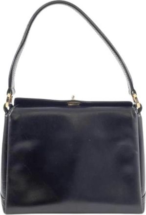 Gucci Pre-owned Handbags, female, Black, Size: ONE SIZE Pre-owned Vintage Shoulder Bag