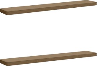 vidaXL Cojines Para Banco De 2 Piezas Vught 2 Pcs 100% Poli&eacute;ster Topo Vidaxl