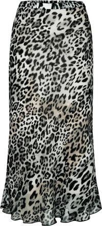 Riani Midi Rok met Leo Print - Dames - Midirokken - Veelkleurig - L - Rokken