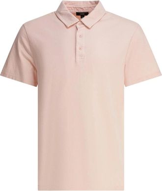 Vince Tops, Heren, Roze, L, Katoen, Klassiek Poloshirt met Korte Mouwen