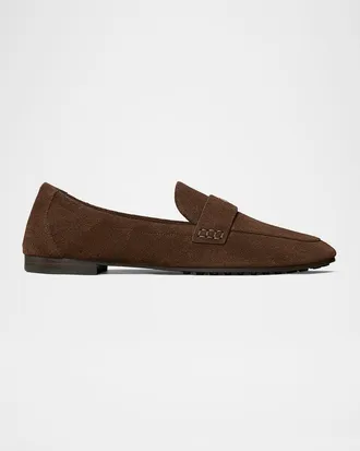 Tory Burch Suede Ballet Loafers