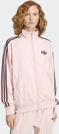 adidas Trainingsjacke ADIDAS ORIGINALS FIREBIRD TRACK LOOSE, Damen, Gr. XL, sandy pink, maroon, Obermaterial: 100% Polyester, Jacken Trainingsjacke, FIREBIRD