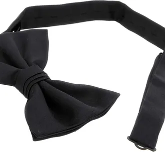 Prada Mens Black Silk Papillon Nero Exterior: Cravatte E Ties