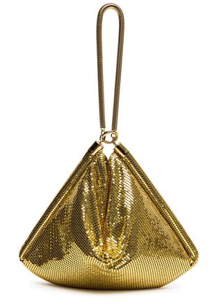 Paco Rabanne Pixel Tube Chainmail Shoulder bag - Gold - One Size