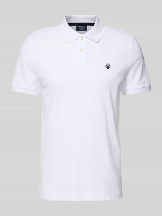 Mc Neal Regular Fit Poloshirt mit Knopfleiste und Label-Stitching in Weiss, Gr&ouml;&szlig;e XXXL