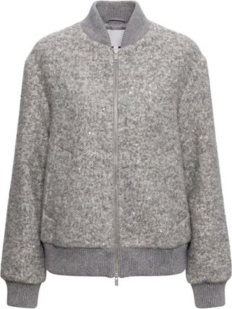 PESERICO Mujer, Chaquetas, Gris, Talla: S