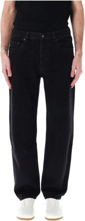 Saint Laurent Zwarte Jeans Mick Straight Leg - Heren - Regular Fit Jeans - Zwart - W34 - Katoen - Jeans