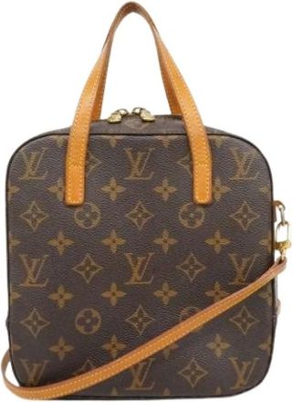 Louis Vuitton Pre-owned Handbags, female, Brown, Size: ONE SIZE Pre-owned Canvas Handbag
