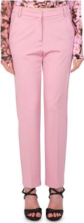 Pinko Stijlvolle Cigarettebroek - Dames - Straight fit broeken - Roze - XS - Broeken