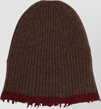 Uma Wang ribbed cashmere beanie