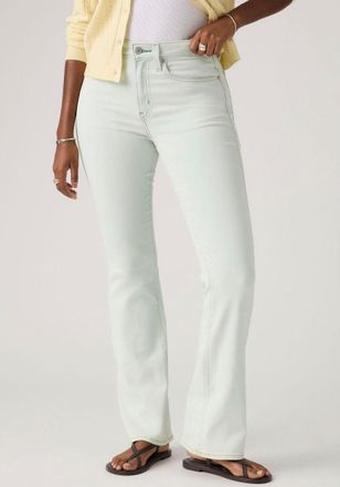 Levi's Bootcut-Jeans LEVIS 725 HIGH RISE BOOTCUT, Damen, Gr. 26, L&auml;nge 32, lake life, Denim/Jeans, Obermaterial: 81% Baumwolle, 18% Polyester, 1% Elasthan, b