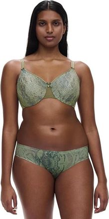 Chantelle C Magnifique Minimizer Bra Womens Green Seamless Unlined GBO1491