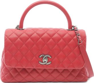Chanel Borsa tote Coco Handle 2016 - Rosso