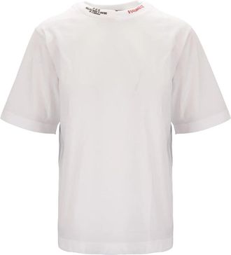 Dsquared2 T-shirt - Dames - T-shirts - Wit - M - Katoen - Tops