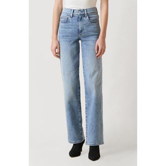 LE JEAN 90s Mid Rise Ankle Straight Leg Jeans in Big Chill at Nordstrom Rack, Size 26