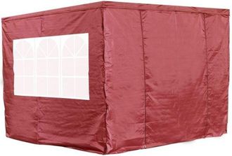 Regalos Miguel Regalos Miguel - Packs Laterales Carpas Plegables - Pack 4 Laterales Para Carpas 3x3 Master 2l1v1p - Rojo
