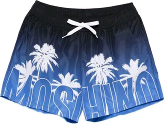 Moschino Silk and Nylon Blend Quick-Dry Swimwear