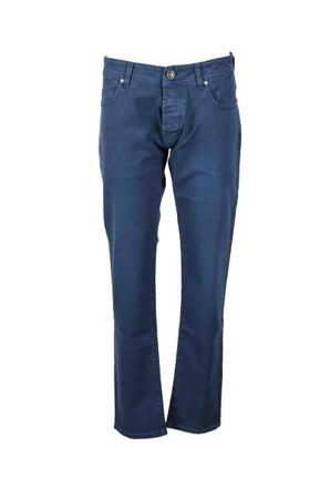 Re-hash Cotton Stretch Trousers With Slim Fit And Classic Design