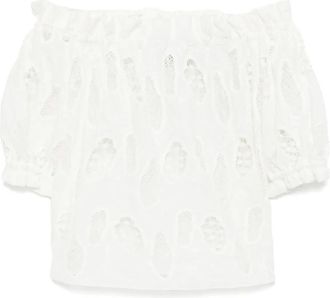 Bambah Top Lila - Bianco