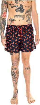 Happy Socks Shrimpy Zwemshort - Heren - Badkleding - Veelkleurig - Maat: XL Poliester