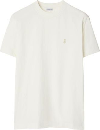 Burberry T-shirt in cotone - Bianco