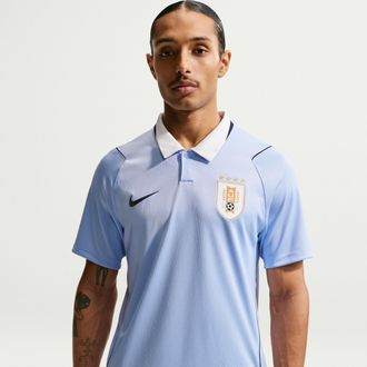 Nike Uruguay 2026 Stadium Home Nike Mens Dri-FIT Soccer Replica Jersey in Blue | IO4680-425