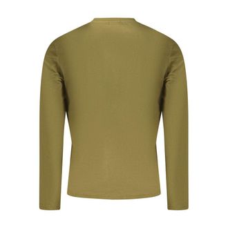 Napapijri Logo-Embroidered Cotton T-shirt - Green