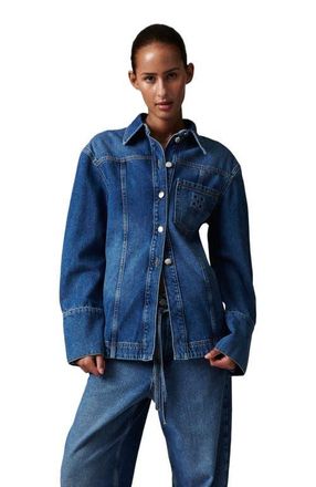 Day Birger Et Mikkelsen Ludmilla Medium Wash Denim Jacket in Medium Blue at Nordstrom, Size 10