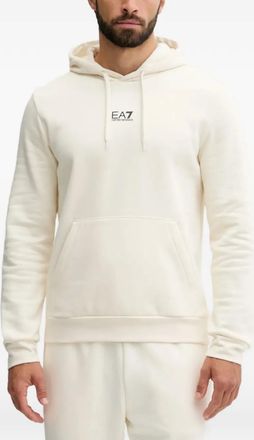Emporio Armani Hoodie met logo - Beige