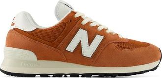 New Balance Unisex 574 en Marr&oacute;n/Beige, Gamuza/Malla, Talla 38.5