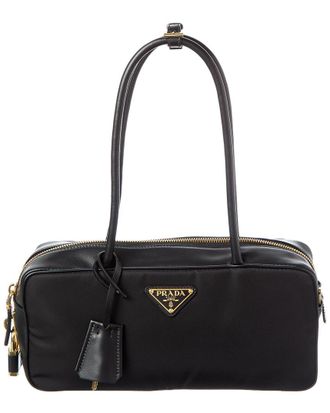 Prada Re-Nylon & Leather Shoulder Bag