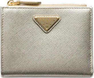 Prada Leren portemonnee - Goud