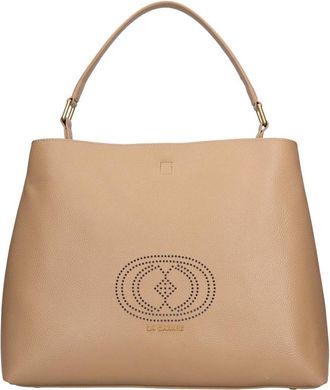La Carrie Tassen.. Beige - Dames - Handtassen - Beige - ONE Size - Leer - Tassen