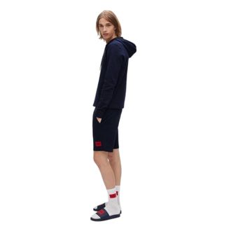 HUGO BOSS Hugo Heren Fleece Sweat Shorts (Marine)