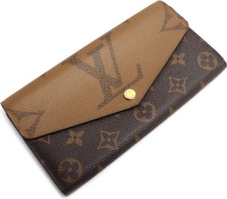 Louis Vuitton Monogram Monogram Monogram Reverse Long Wallet (Bi-Fold) (Pre-Owned)