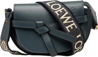 Loewe Pre-owned Gate Dual Bag - Dames - Vintage Schoudertas - Blauw - ONE Size - Leer - Vintage