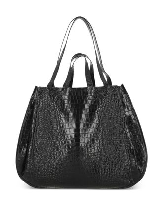 Micoli Luna tote bag - women - Calf Leather - One Size - Black