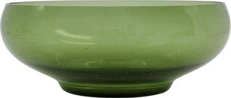 House Doctor Cuenco de cristal verde D24,5