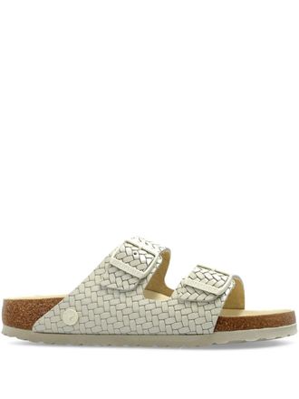 Birkenstock Arizona leather sandals - unisex - Leather/Polyethylene vinyl acetate (PEVA)/Leather - 40 Narrow - Neutrals